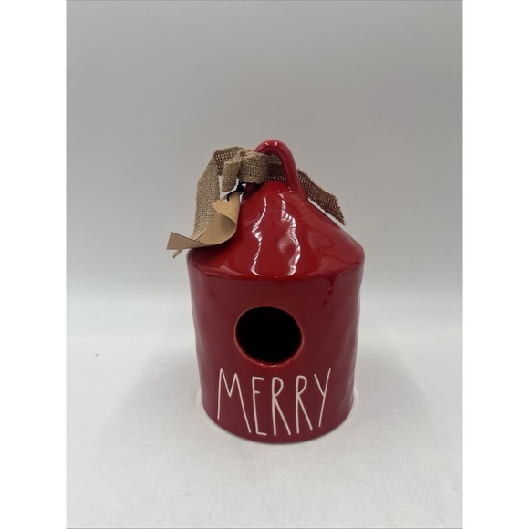 Rae Dunn Other - New Rae Dunn By Magenta MERRY Red Birdhouse